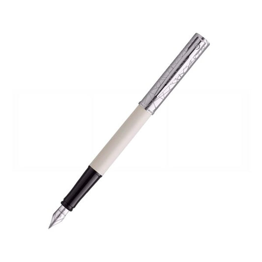 Waterman Allure Deluxe White CT Fine Nib Fountain Pen