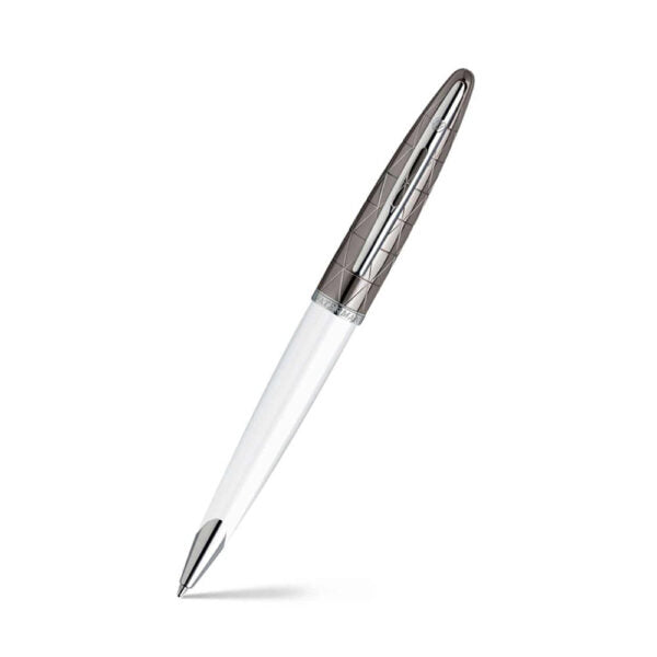 Waterman Carene Contemporary White & Gunmetal ST Ballpoint Pen