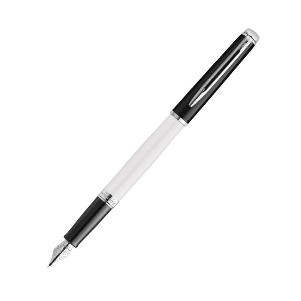 Waterman Hemisphere Colour Blocking Black & White CT Medium Nib Fountain Pen