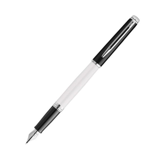 Waterman Hemisphere Colour Blocking Black & White CT Medium Nib Fountain Pen