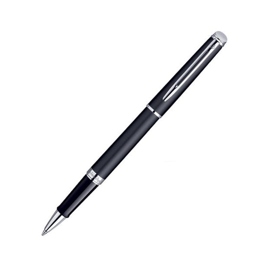 Waterman Hemisphere Matt Black Chrome Trim Roller ball Pen